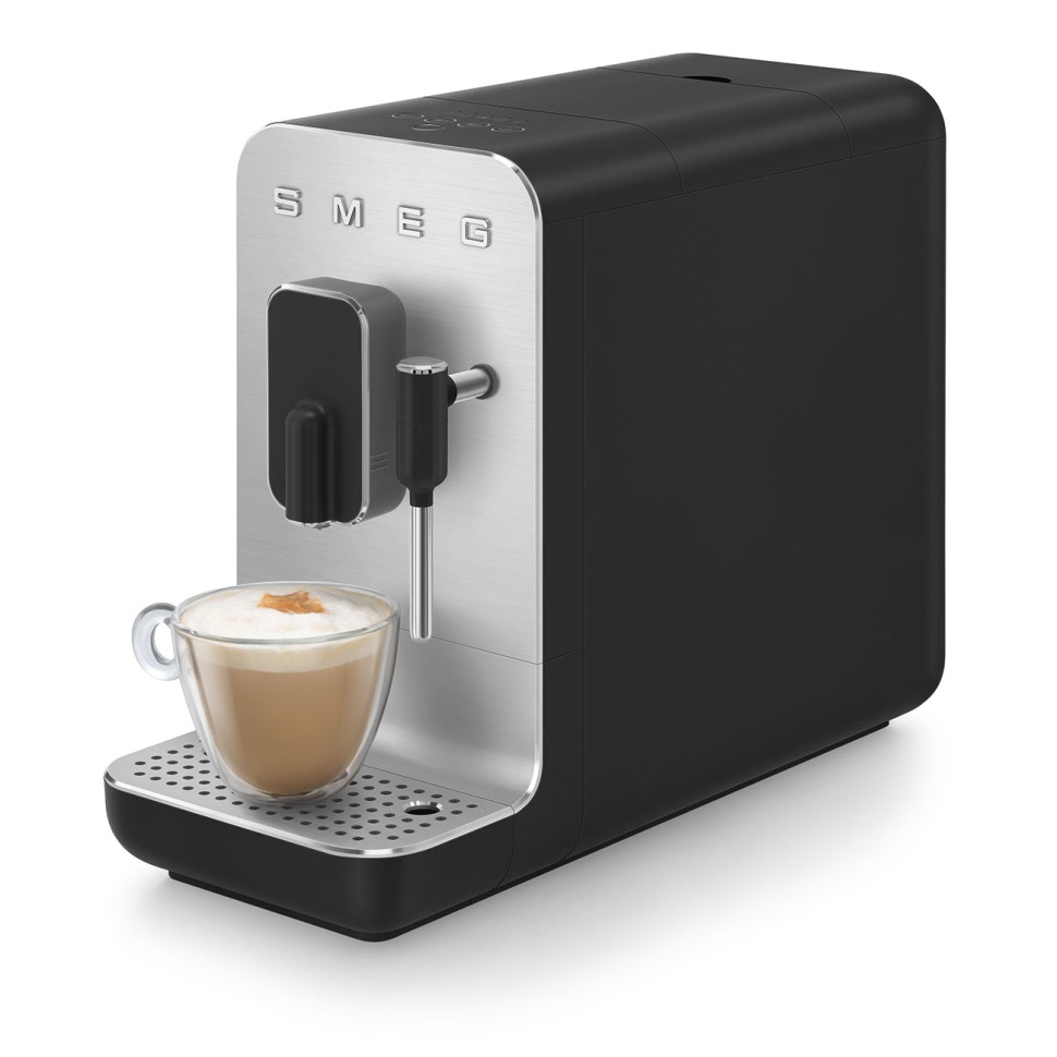 Smeg BCC02BLMEU автоматическая кофемашина с капучинатором, матовый ...