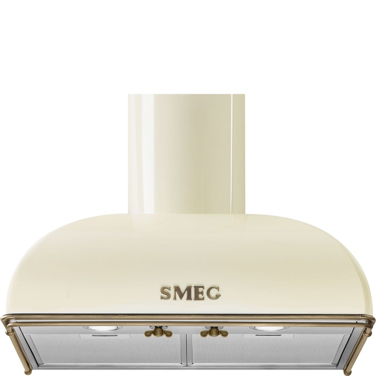 Smeg KS59POE2 вытяжка настенная, 60 см, кремовый купить на официальном ...
