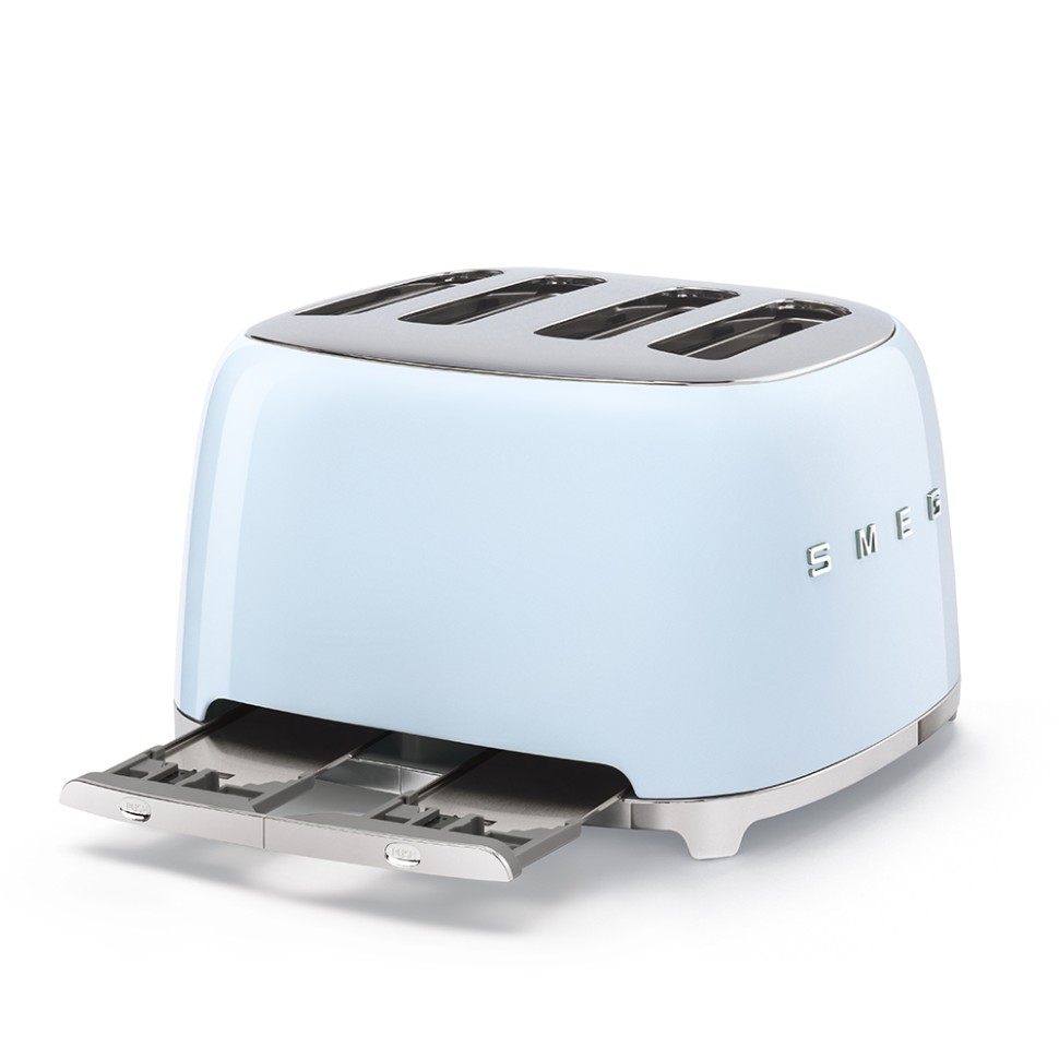 Smeg TSF03PBEU - тостер на 4 ломтика. Бесплатная доставка. Официальный ...